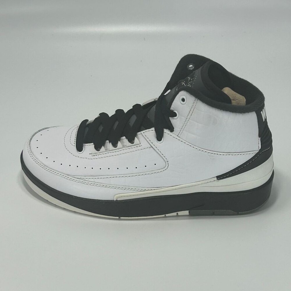 Kids Jordan Air Jordan 2 834283-103 Wing It Size 4Y White/Black Shoes